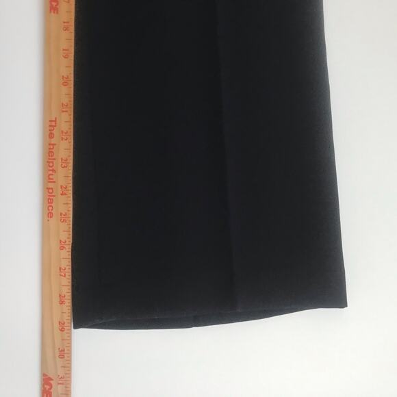 Talbots Heritage Side Zip Straight Wide Leg Dress Pants Size 18 Petite Black NWT - Picture 7 of 11